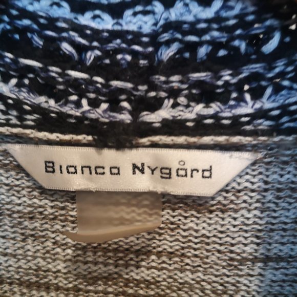 2/$40 Bianca Nygard women's open knit cardigan sweater - Picture 2 of 8